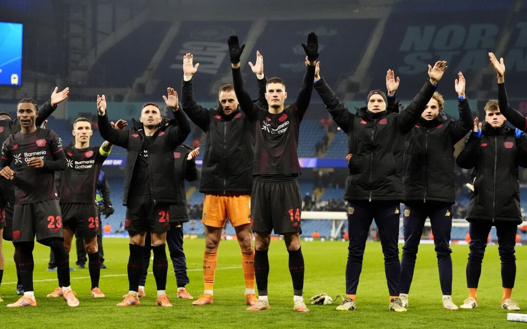 Bayer Leverkusen kommt mit Schub aus Manchester zum Duell gegen Dortmund. (Archivfoto)