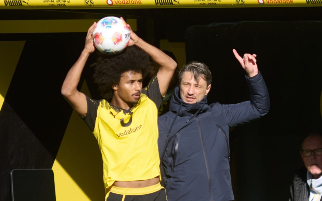 BVB-Coach Niko Kovac steht weiter hinter seinem Stürmer Karim Adeyemi. (Archivbild)