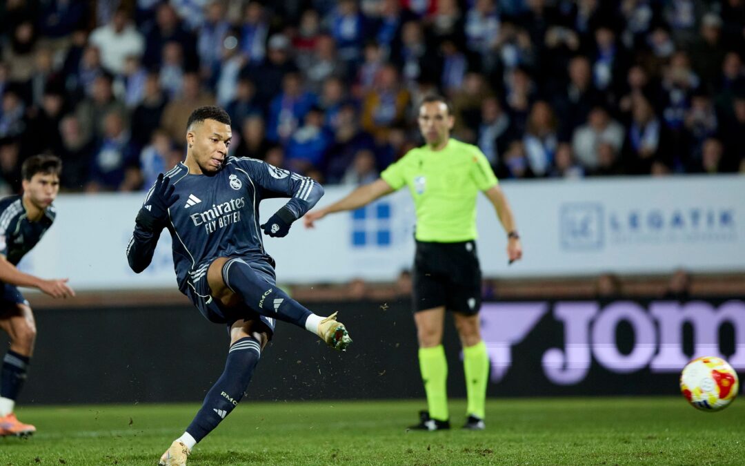 Kylian Mbappé traf gegen Talavera gleich zweimal für Real Madrid.