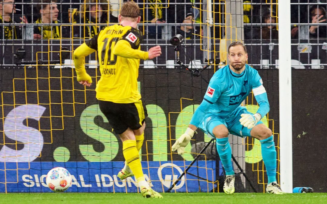 Julian Brandt schoss das 1:0 gegen Hoffenheim.