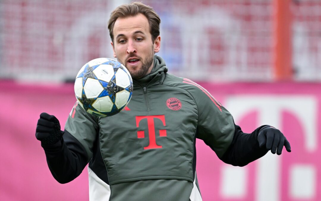 Harry Kane beim Training. Gegen Sporting wird der Torjäger wieder starten.