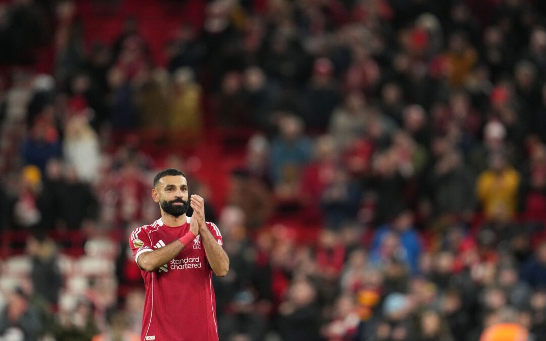 Nur ein Dankeschön - oder schon ein Abschied? Mo Salah nach dem Liverpooler Sieg