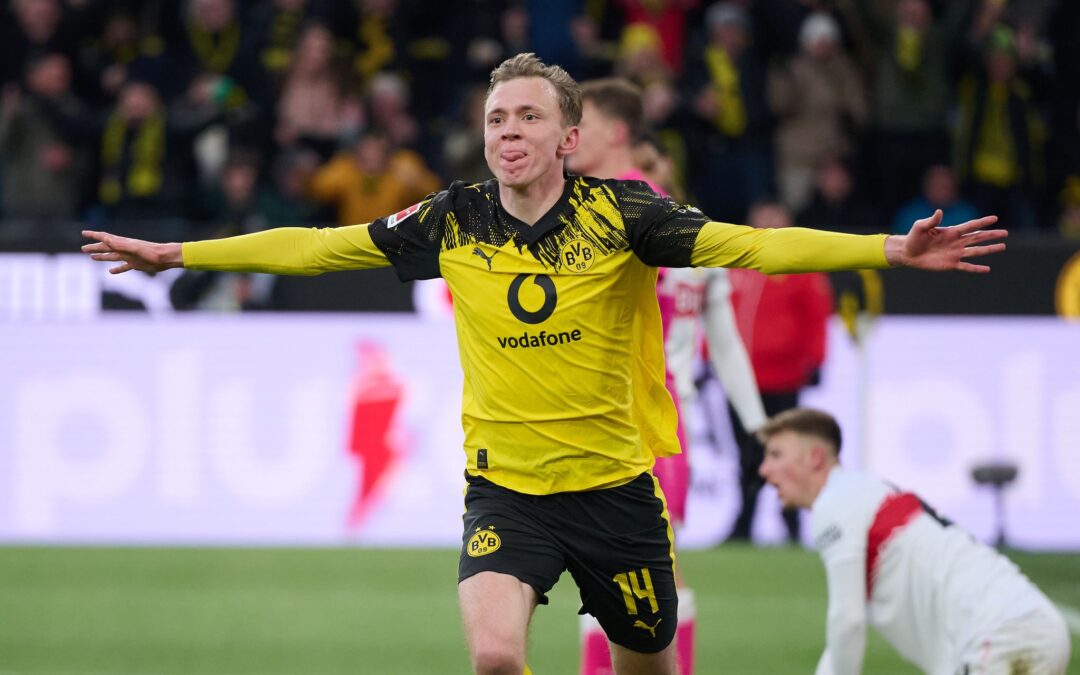 Maximilian Beier könnte im Pokal gegen Leverkusen wieder für Borussia Dortmund spielen. (Archivfoto)