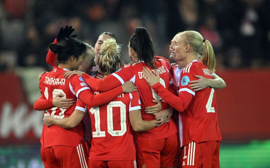 Jubel beim FC Bayern München.