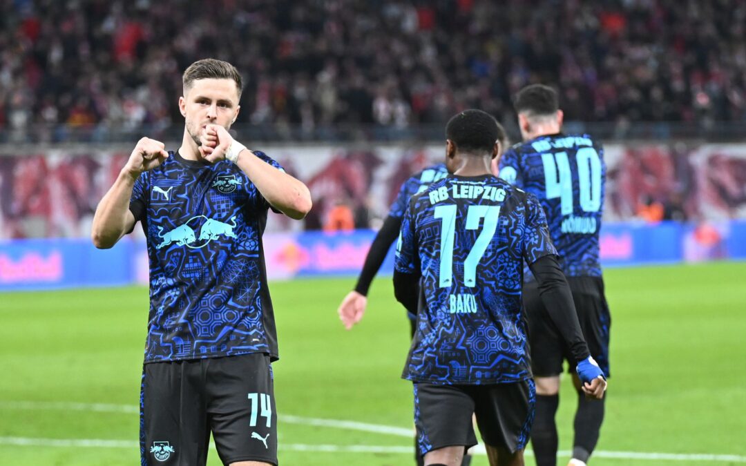 Christoph Baumgartner jubelt nach seinem ersten Tor.