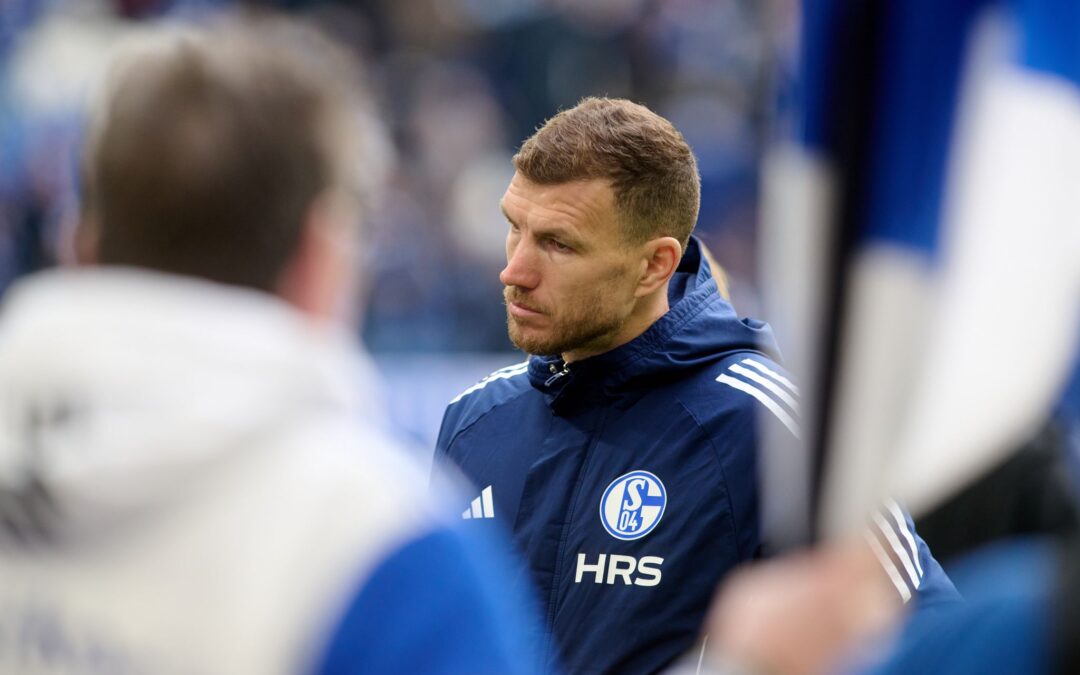 Zwei Tore von Schalkes Edin Dzeko reichten nicht für den Sieg.