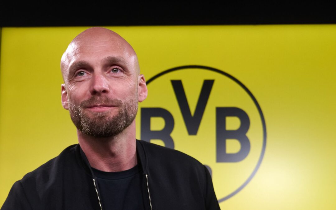 Selbstbewusst bei seinem Herzensclub: Der neue BVB-Sportdirektor Ole Book.