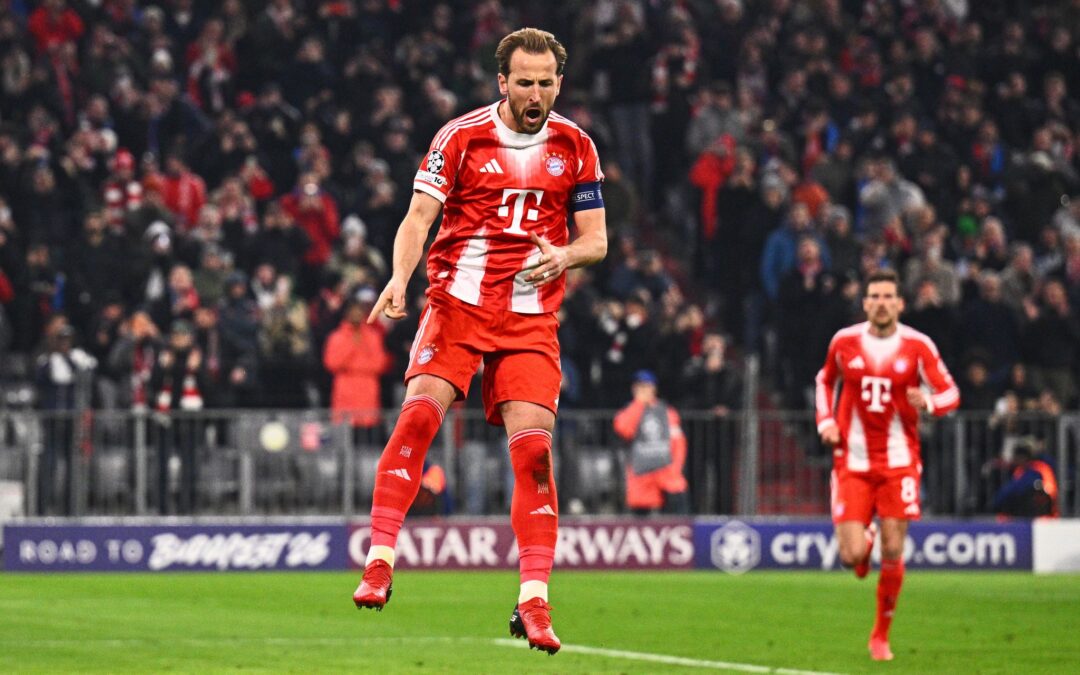 Harry Kane jubelt nach seinem im zweiten Versuch verwandelten Elfmeter.