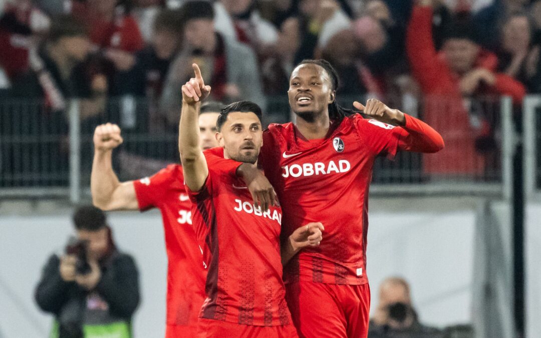 Vincenzo Grifo (M) ist nun Freiburgs Rekordtorschütze.