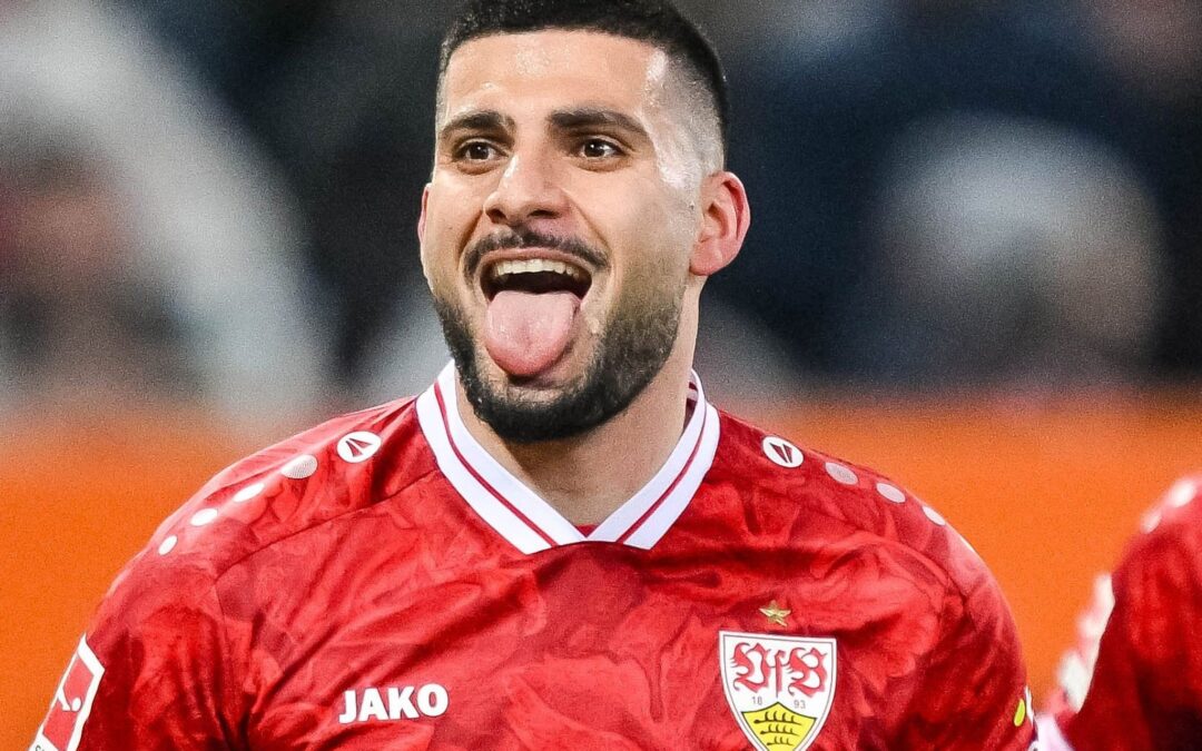 Ätsch: Deniz Undav jubelt nach seinem zweiten Tor zum 4:1.