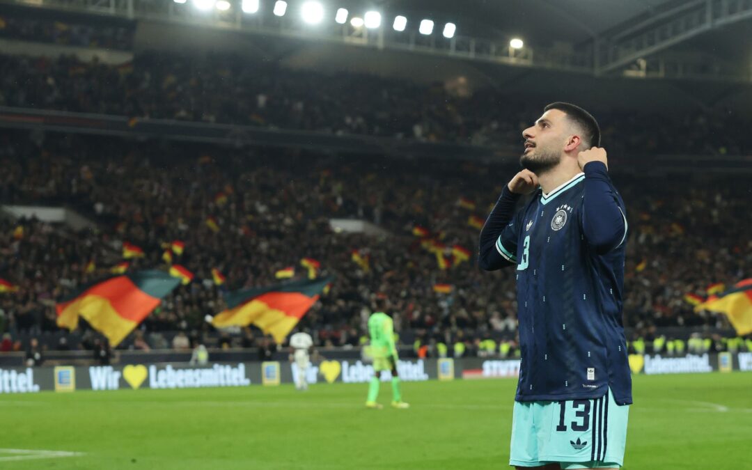 Deniz Undav jubelt über sein Siegtor gegen Ghana.