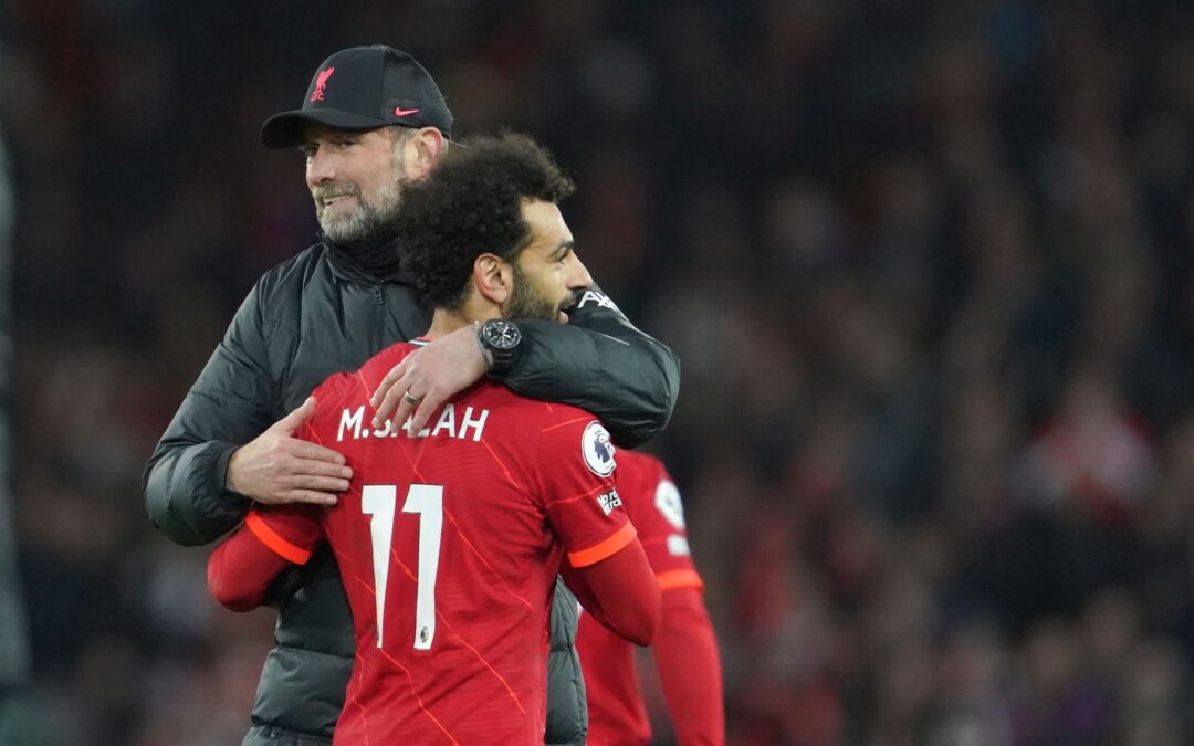 Feierten zusammen große Erfolge: Jürgen Klopp und Mohamed Salah. (Archivbild)