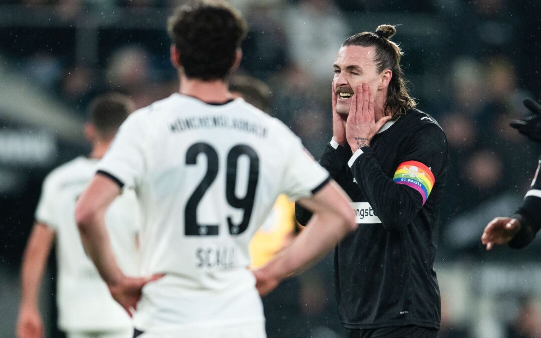 St. Pauli hat im direkten Abstiegsduell in Mönchengladbach das Nachsehen