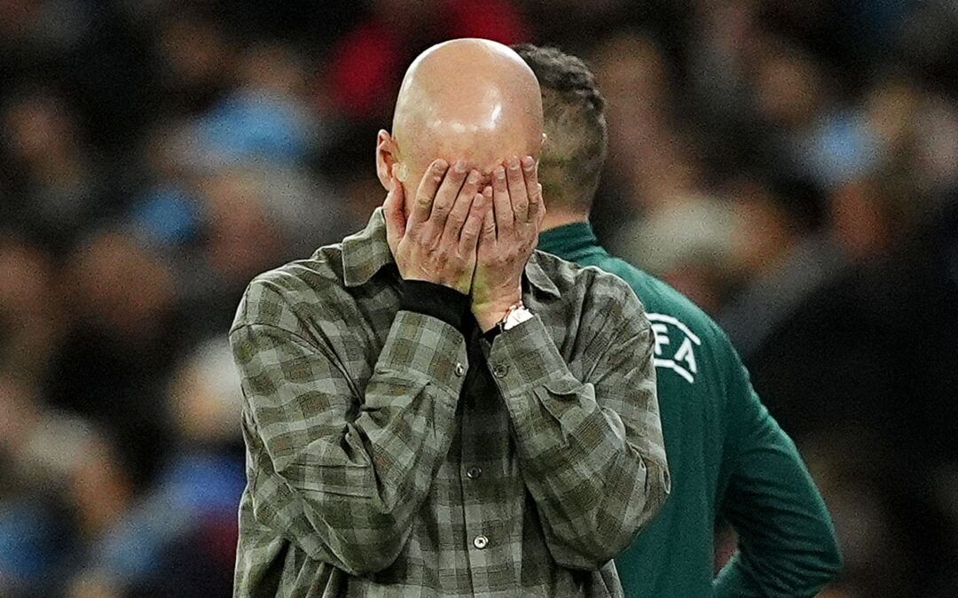 Manchester Citys Trainer Pep Guardiola war nach dem Aus in der Champions League gegen Real Madrid enttäuscht.